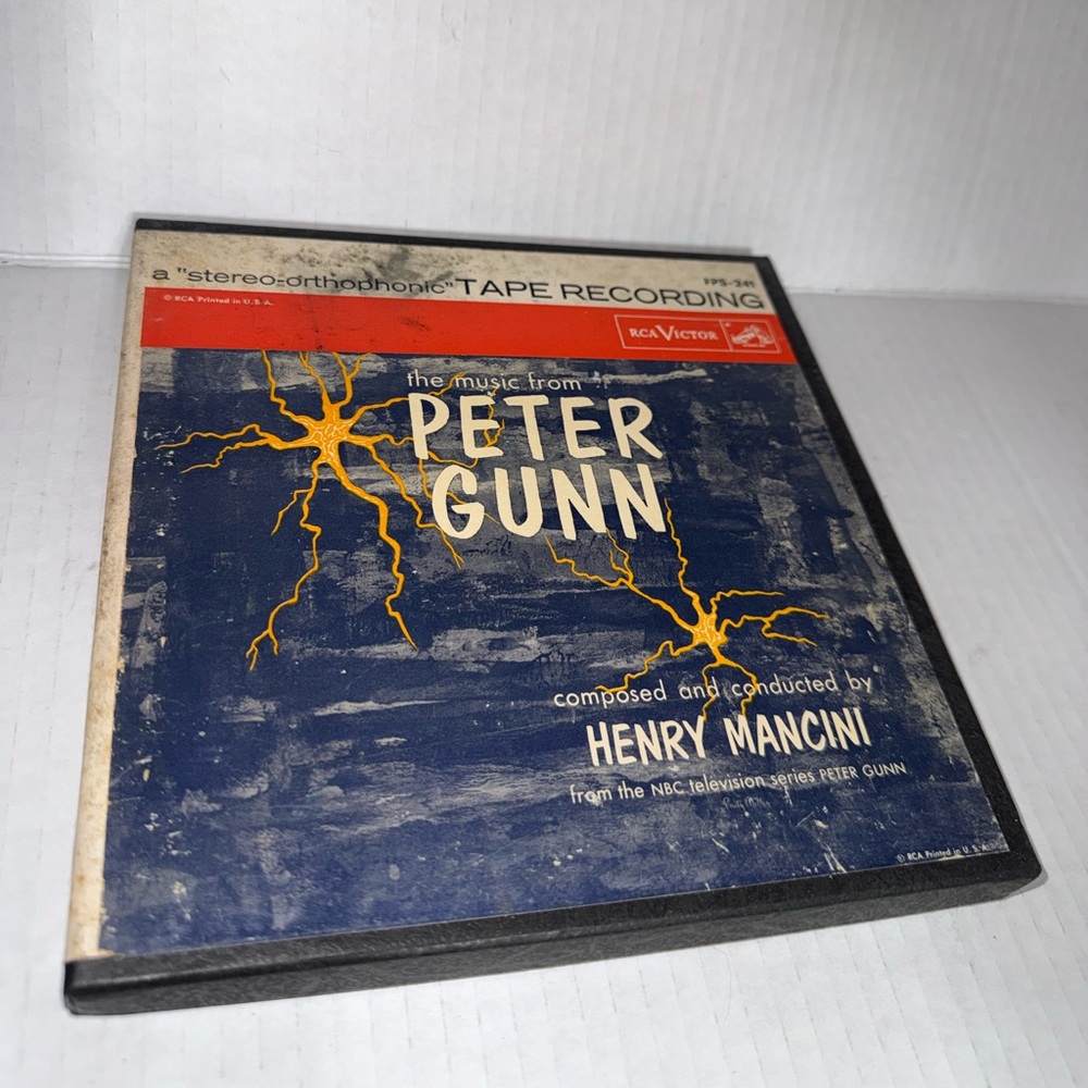 Henry Mancini: The Music From Peter Gunn Reel 7 ½ ips 2-Track Stereo Estate Item